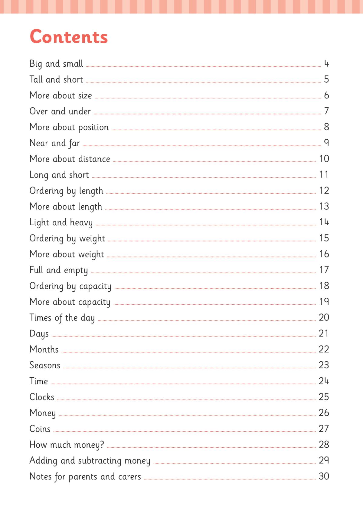Reception Maths Space and Measure Workbook introduction page explaining the Get Set series and how to use the books