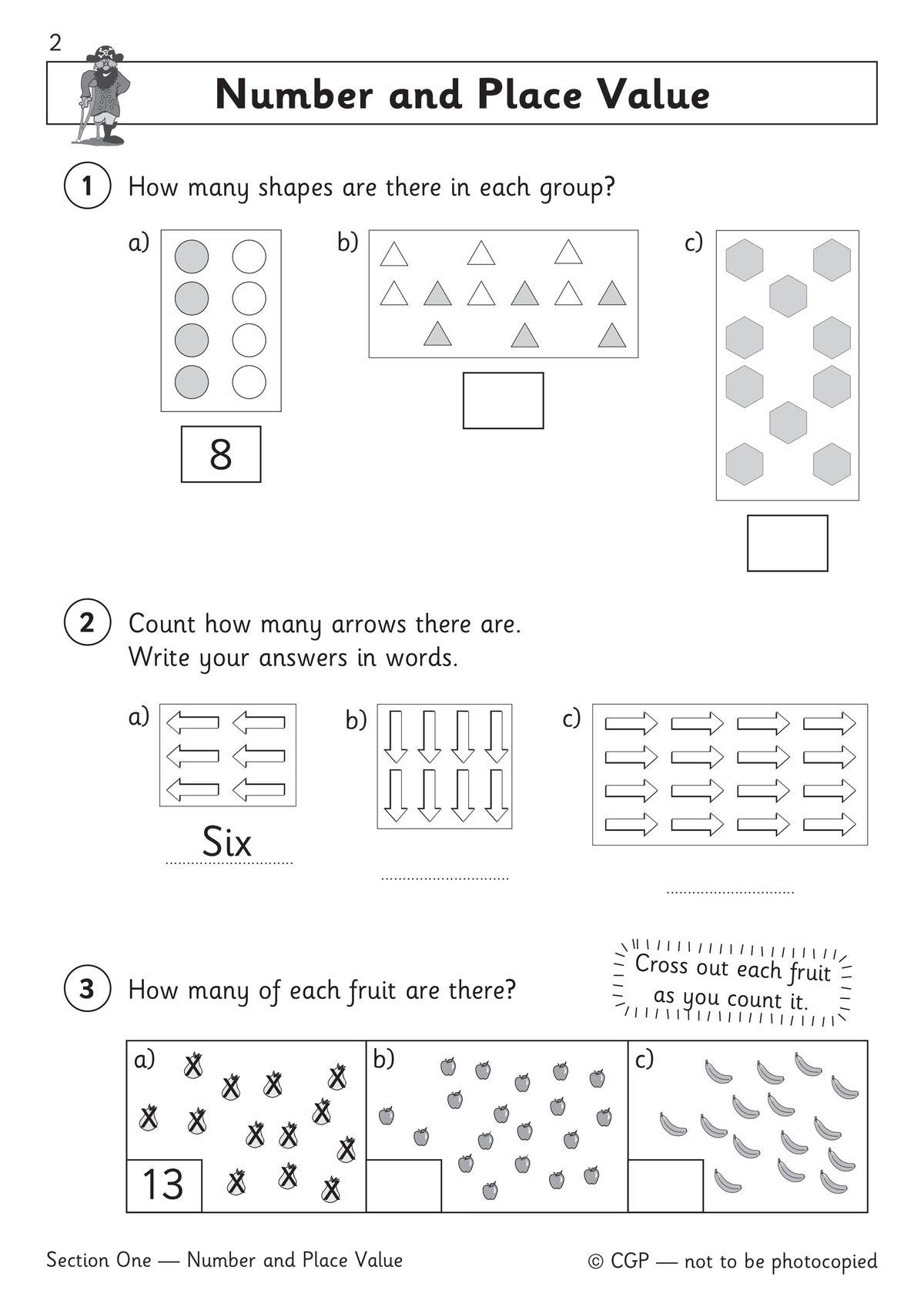 Ordering numbers exercise page showing comparison and sequencing tasks