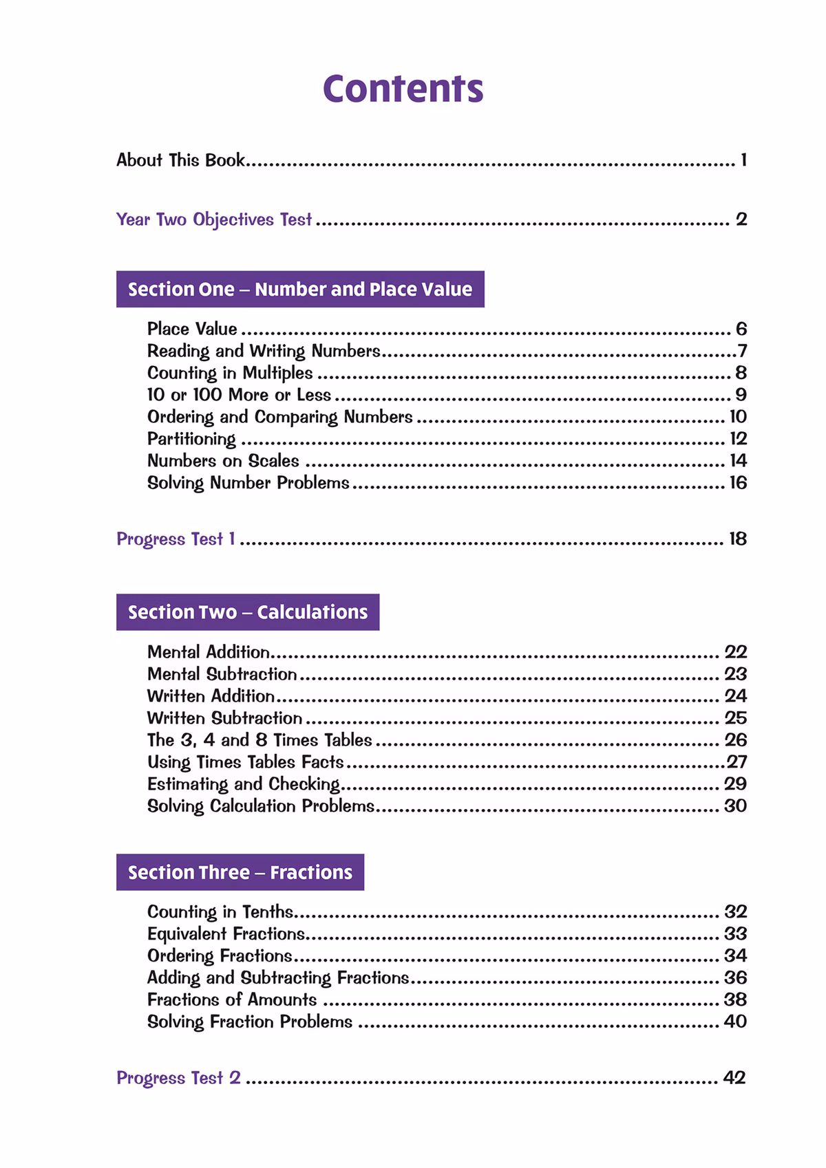 Year 3 Maths Targeted Question Book showing colourful practice pages with questions and space for answers