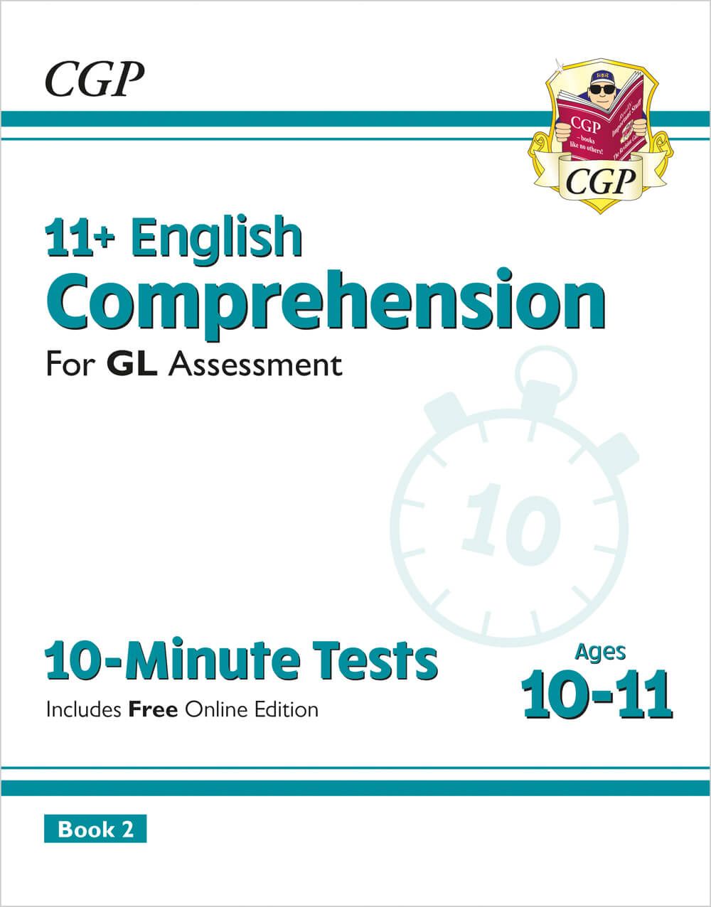 11+ GL 10-Minute Tests: English Comprehension - Ages 10-11 Book 2 (with Online Edition) Main Image