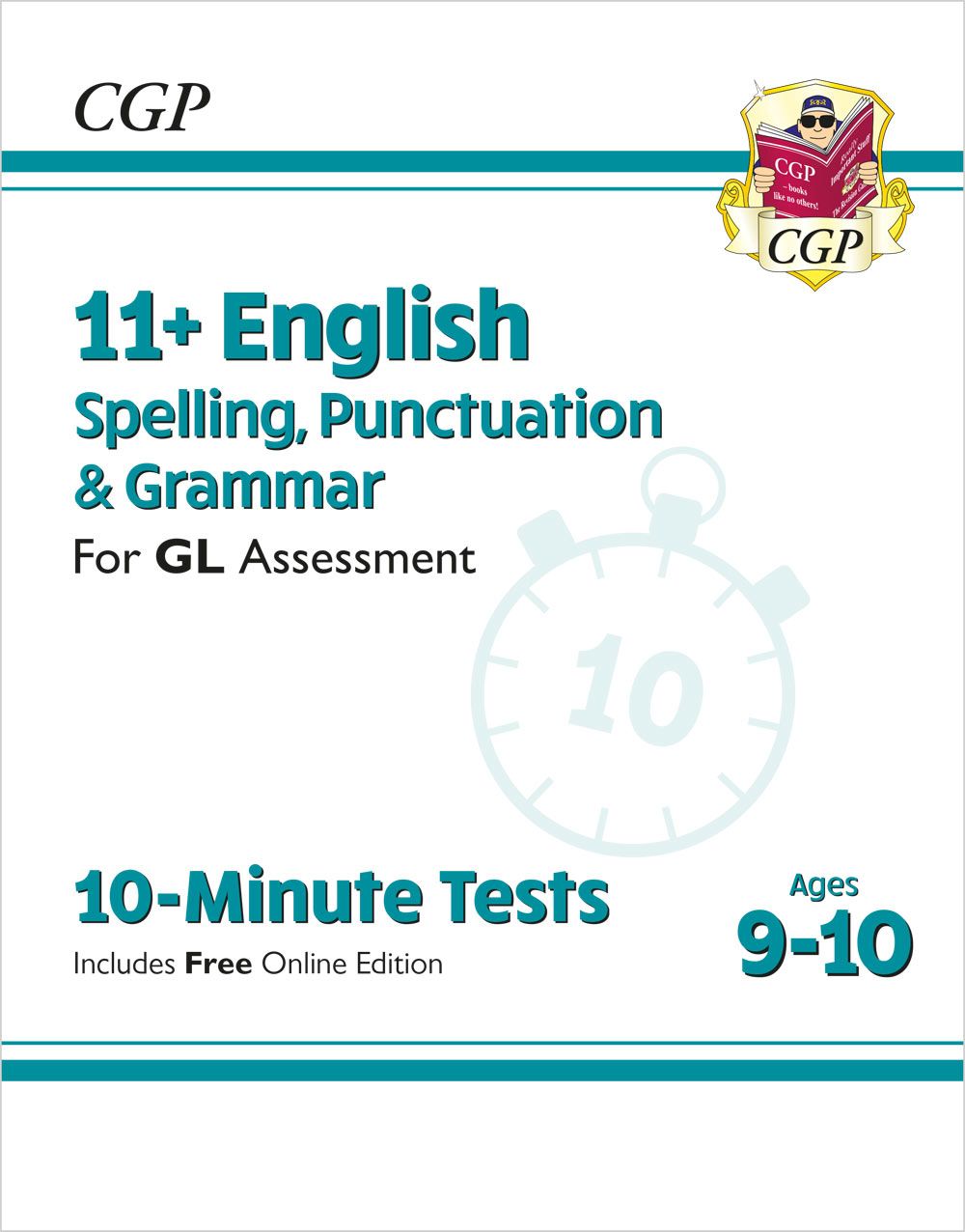 11+ GL 10-Minute Tests: English Spelling, Punctuation & Grammar - Ages 9-10 (with Onl Ed) Main Image