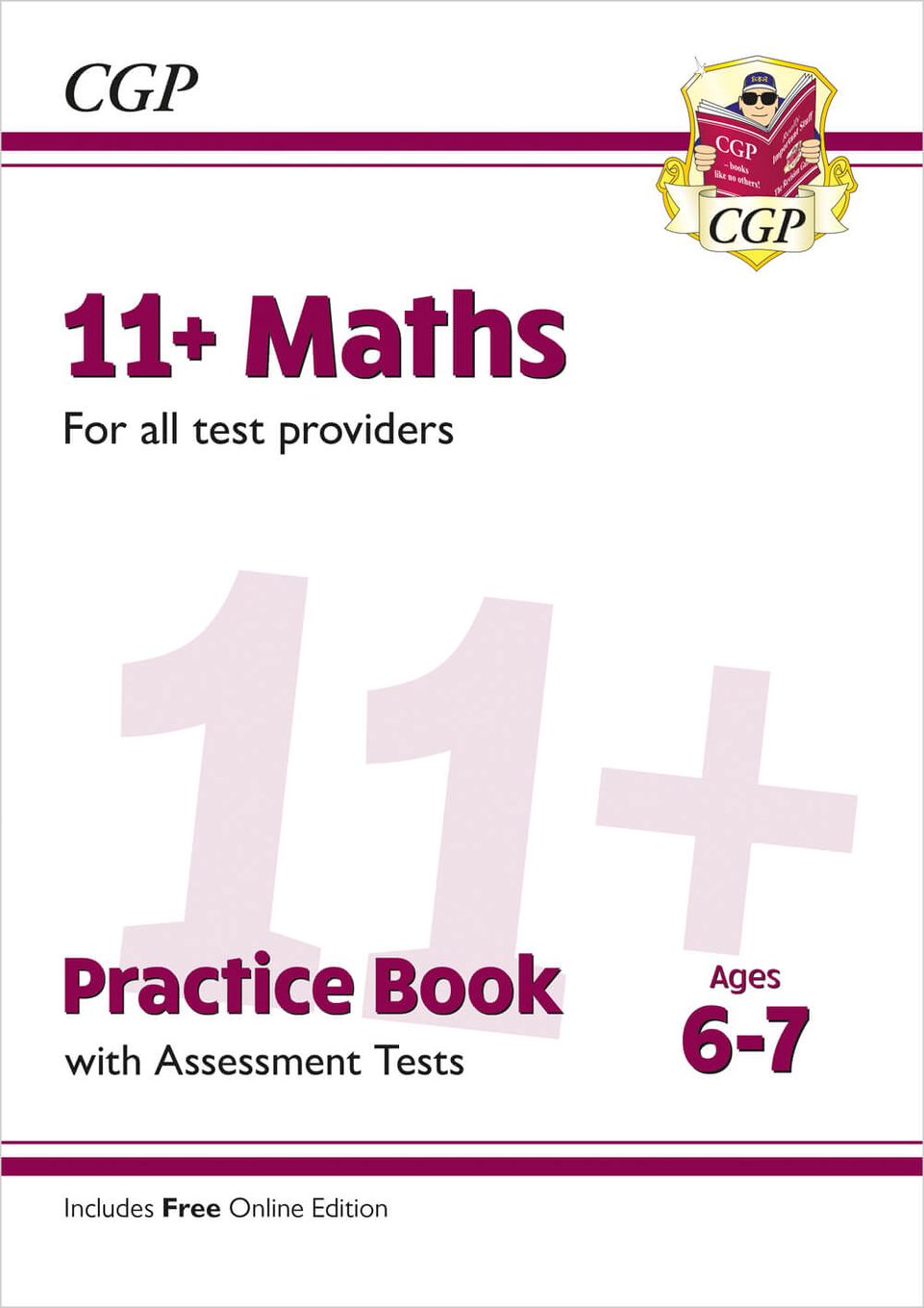 11+ Maths Practice Book & Assessment Tests - Ages 6-7 (for all test providers) Main Image