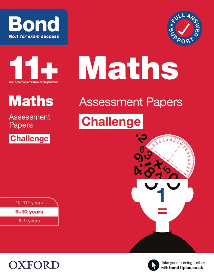 11+ Maths Challenge Tests (Ages 9-10) Main Image