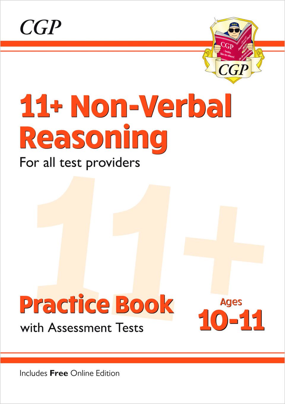 11+ Non-Verbal Reasoning Practice Book & Assessment Tests - Ages 10-11 (for all test providers) Main Image