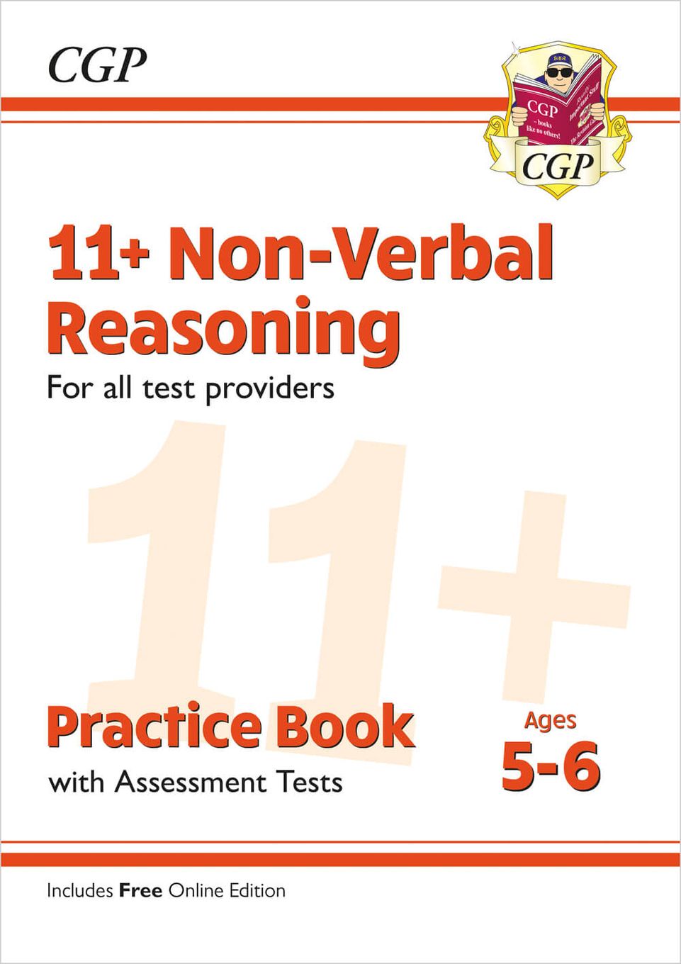 11+ Non-Verbal Reasoning Practice Book & Assessment Tests - Ages 5-6 (for all test providers) Main Image