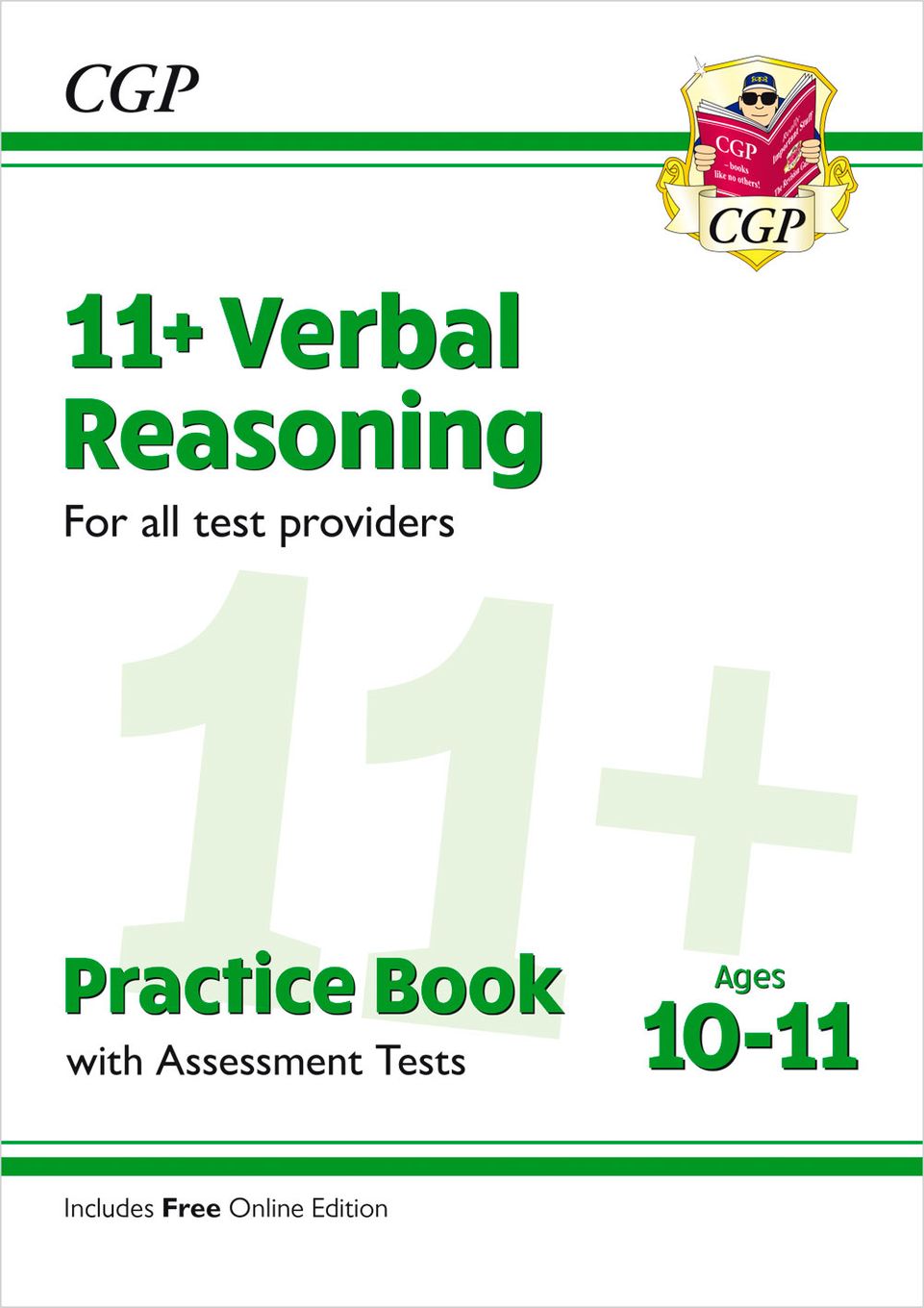 11+ Verbal Reasoning Practice Book & Assessment Tests - Ages 10-11 (for all test providers) Main Image