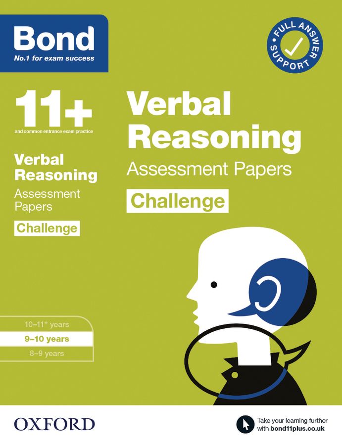11+ Verbal Reasoning Challenge Tests (Ages 9-10) Main Image
