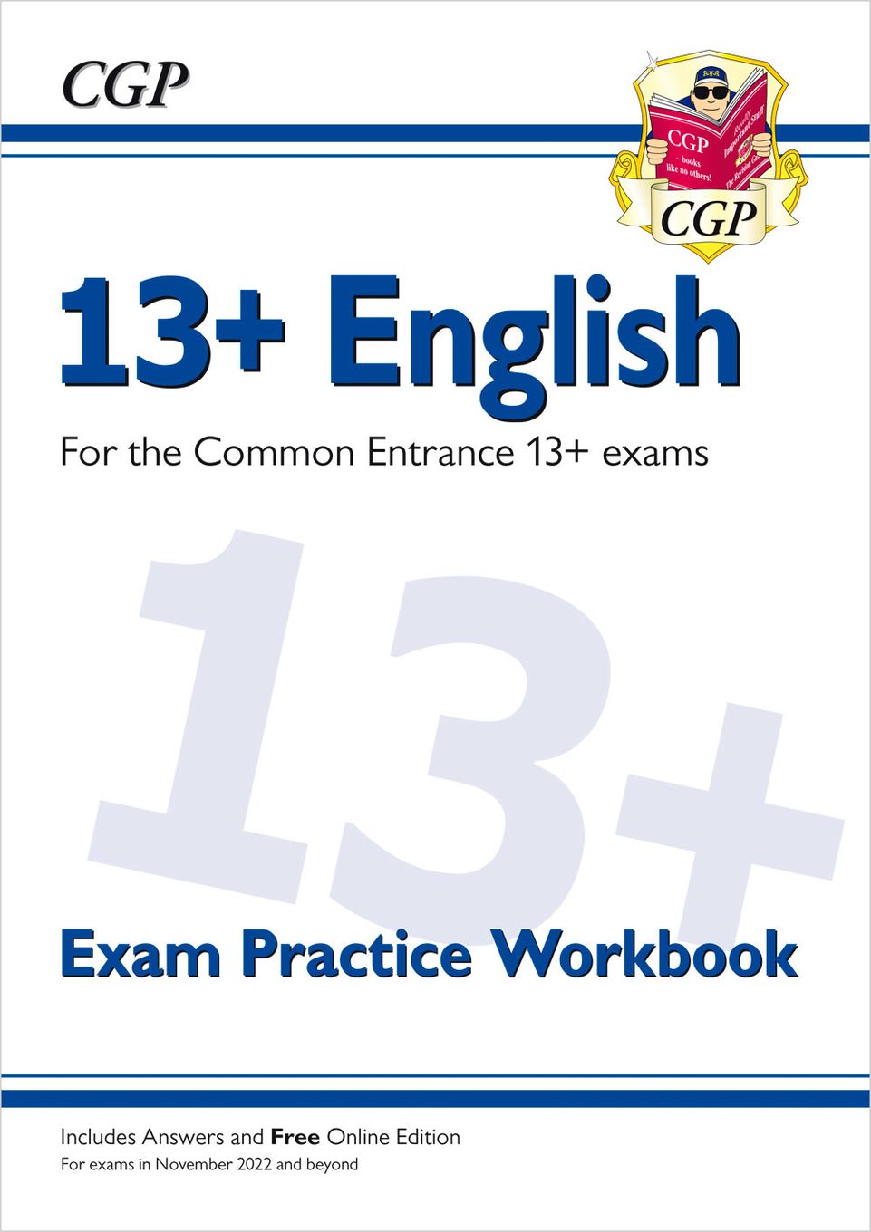 13+ English Exam Practice Workbook for the Common Entrance Exams (exams from Nov 2022) Main Image