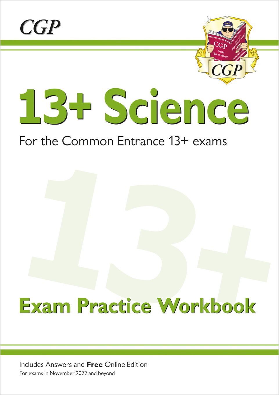 13+ Science Exam Practice Workbook for the Common Entrance Exams (exams from Nov 2022) Main Image