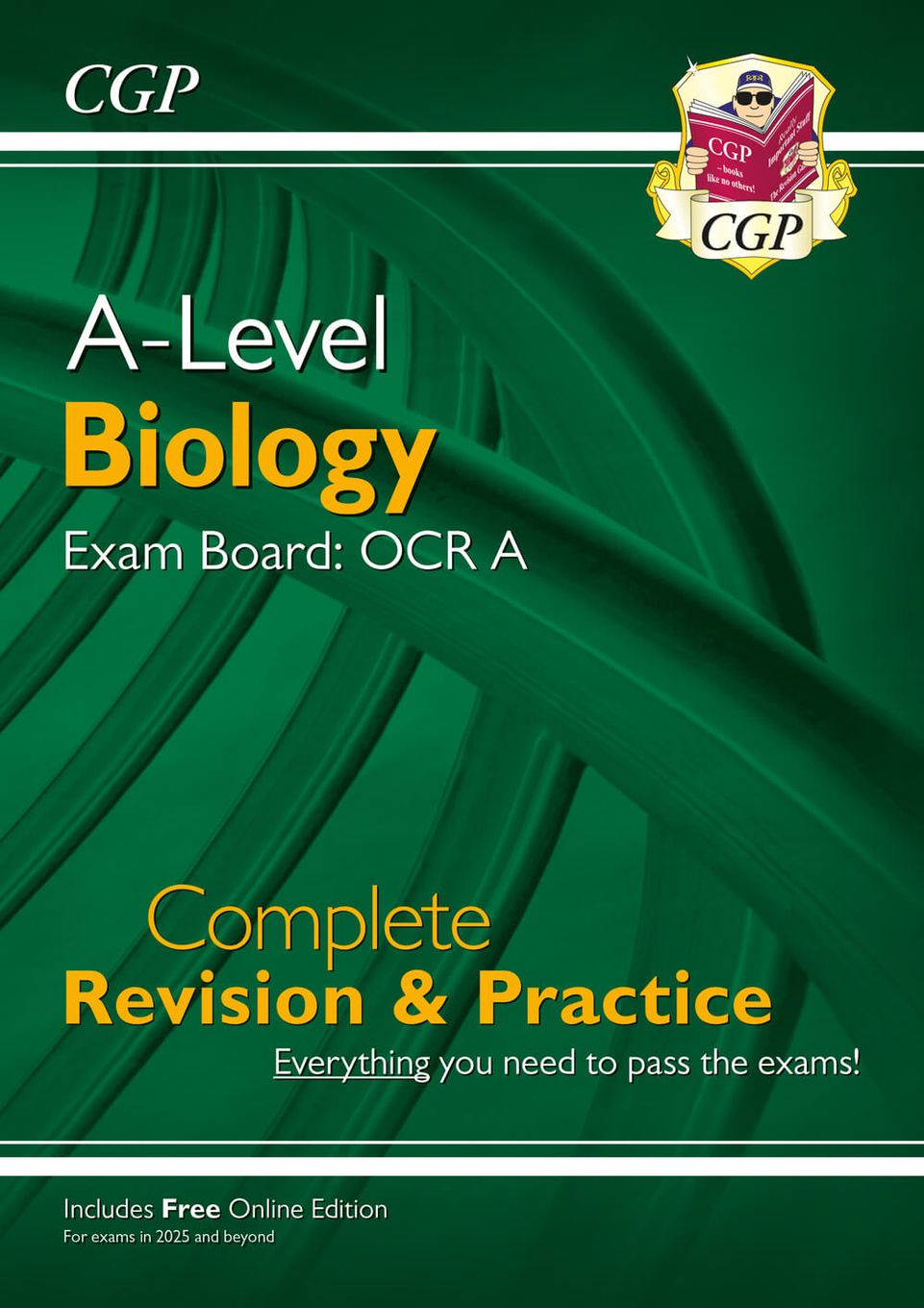 A-Level Biology: OCR A Year 1 & 2 Complete Revision & Practice w/Online Ed (For exams from 2026) Main Image