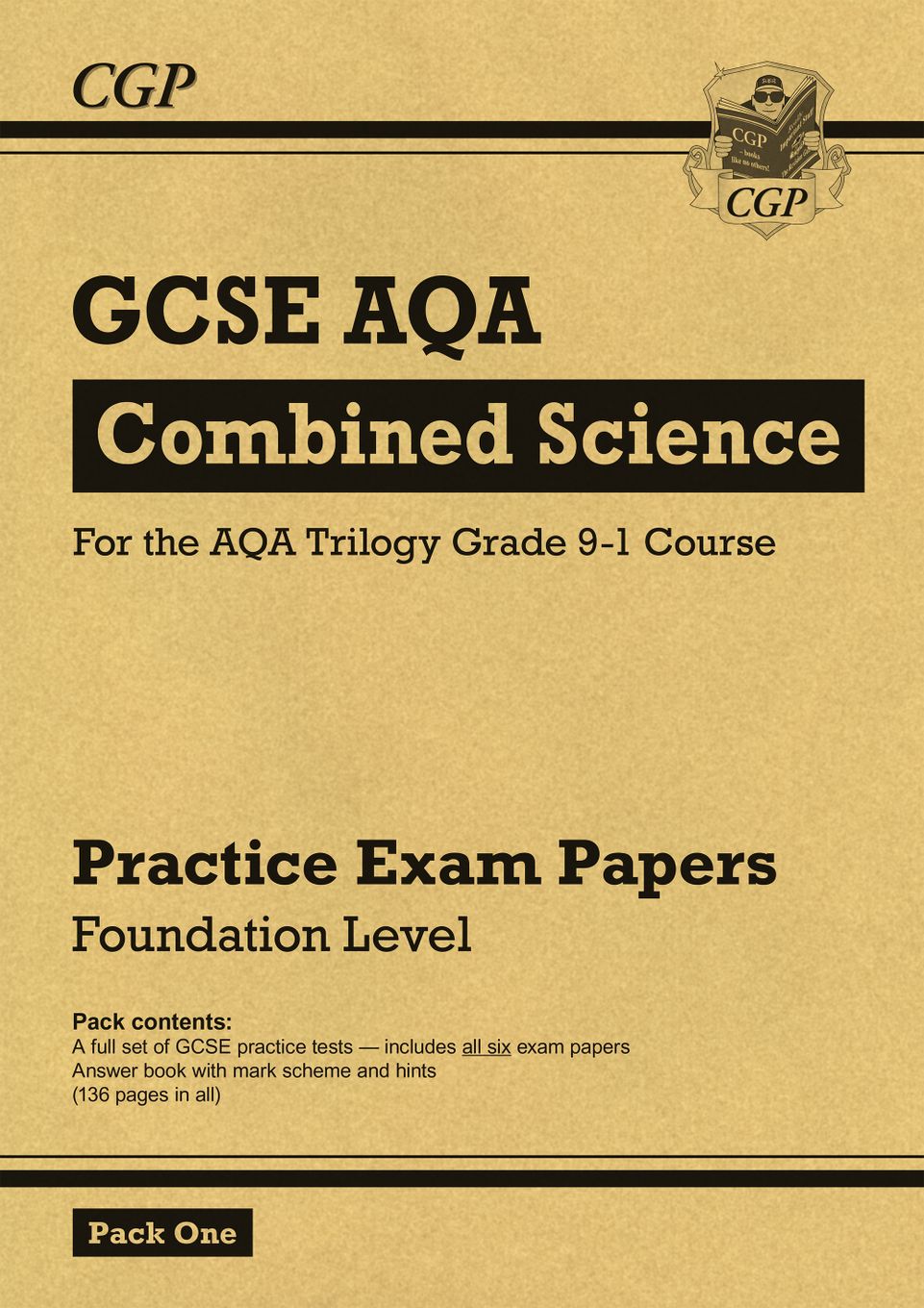 AQA GCSE Combined Science Practice Papers Foundation Pack 1 (Ages 15-16) Main Image