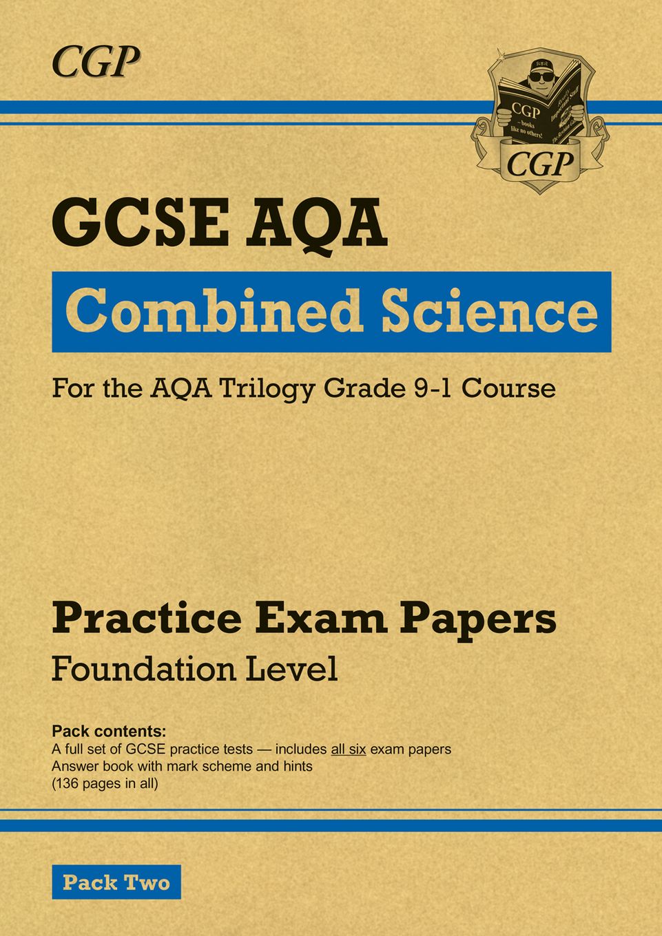 AQA GCSE Combined Science Practice Papers Foundation Pack 2 (Ages 15-16) Main Image
