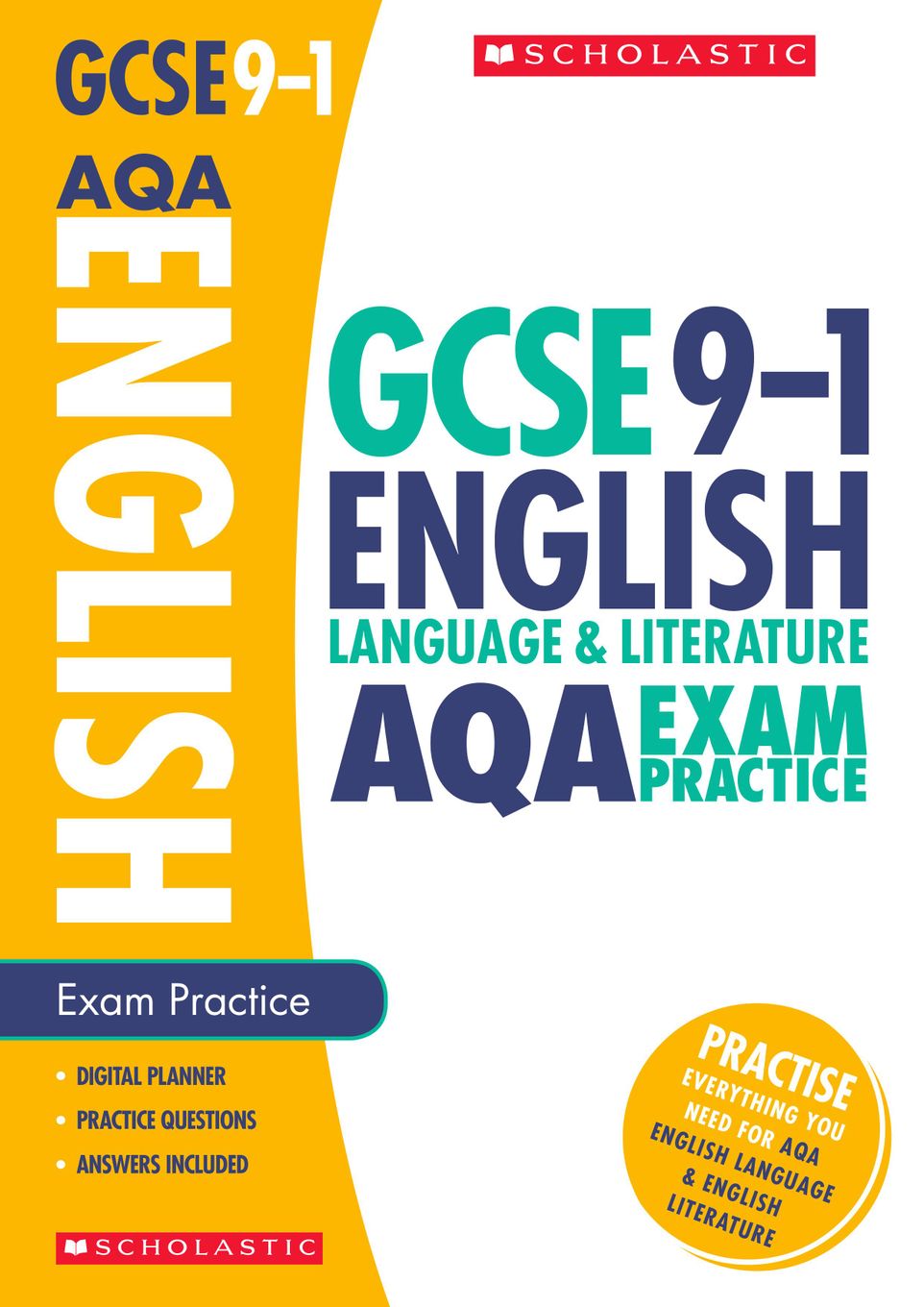 AQA GCSE English Exam Workbook (Ages 14-16) Main Image