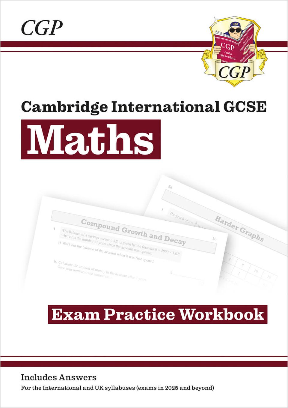 Cambridge International GCSE Maths Exam Practice Workbook: Core & Extended Main Image