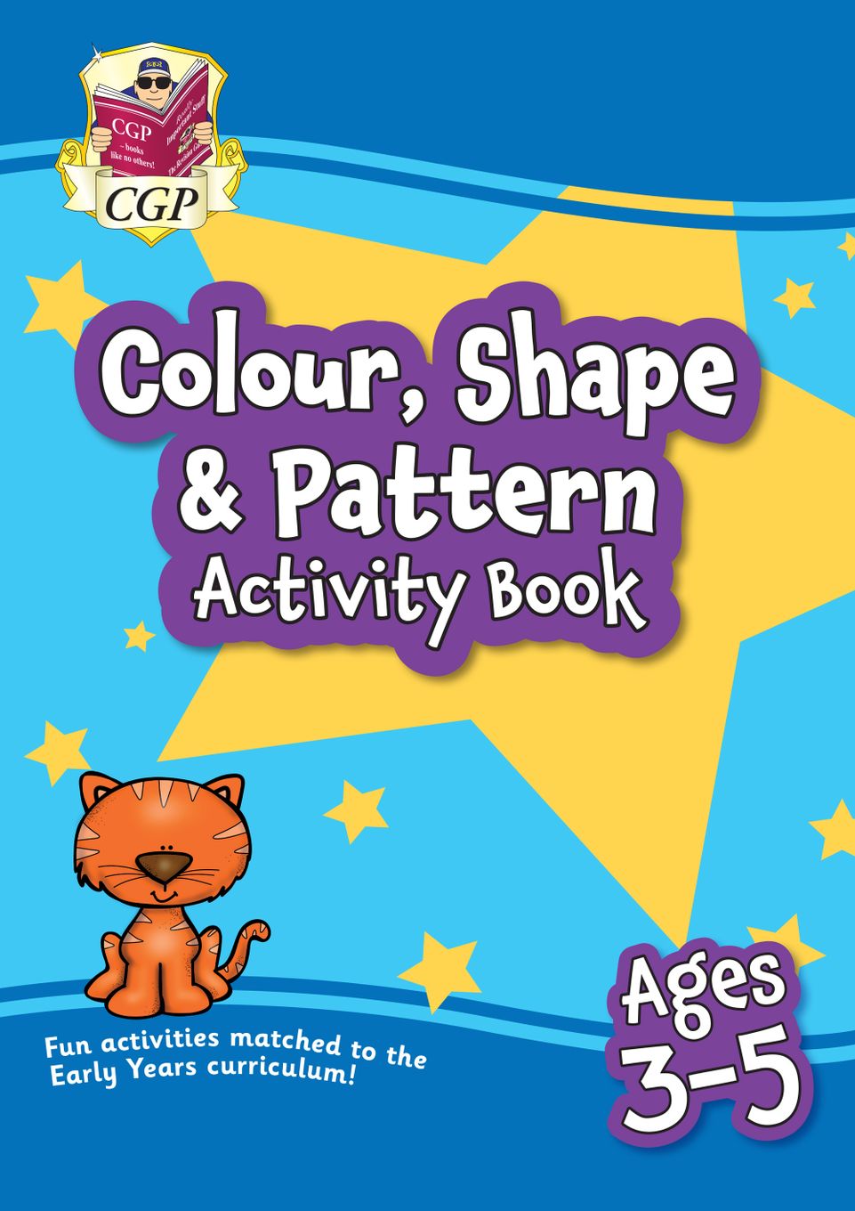 Colour, Shape & Pattern Maths Activity Book for Ages 3-5 Main Image