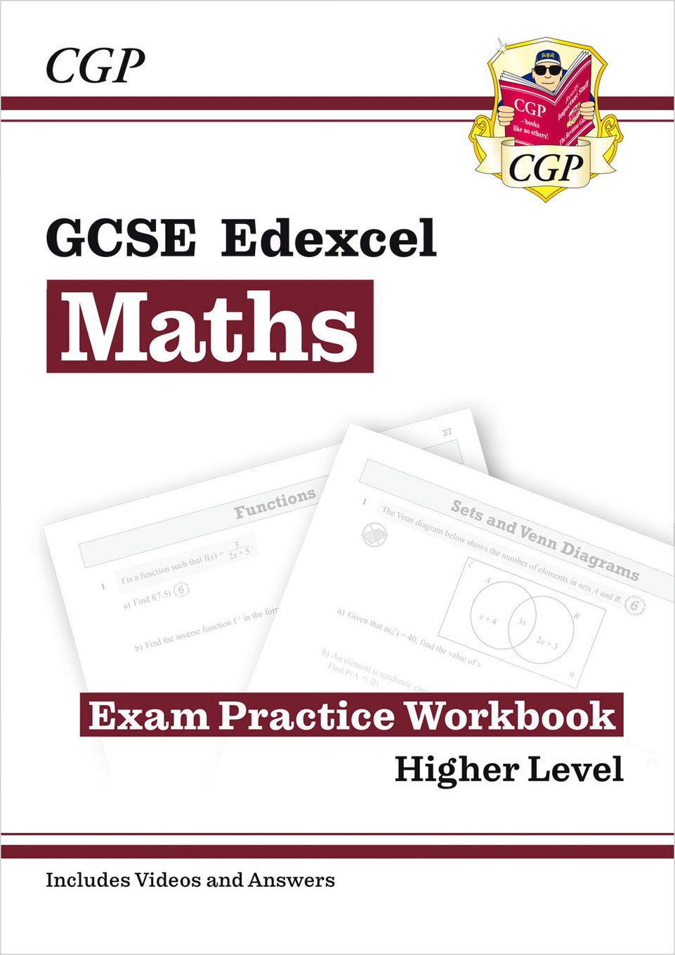 Edexcel GCSE Maths Exam Practice Workbook Higher (Ages 14-16) Main Image