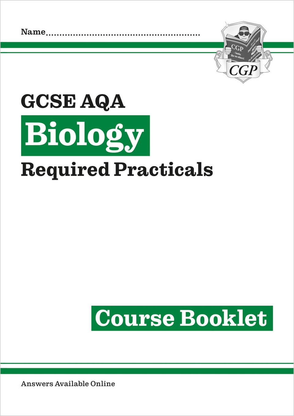 GCSE Biology AQA Required Practicals Course Booklet Main Image
