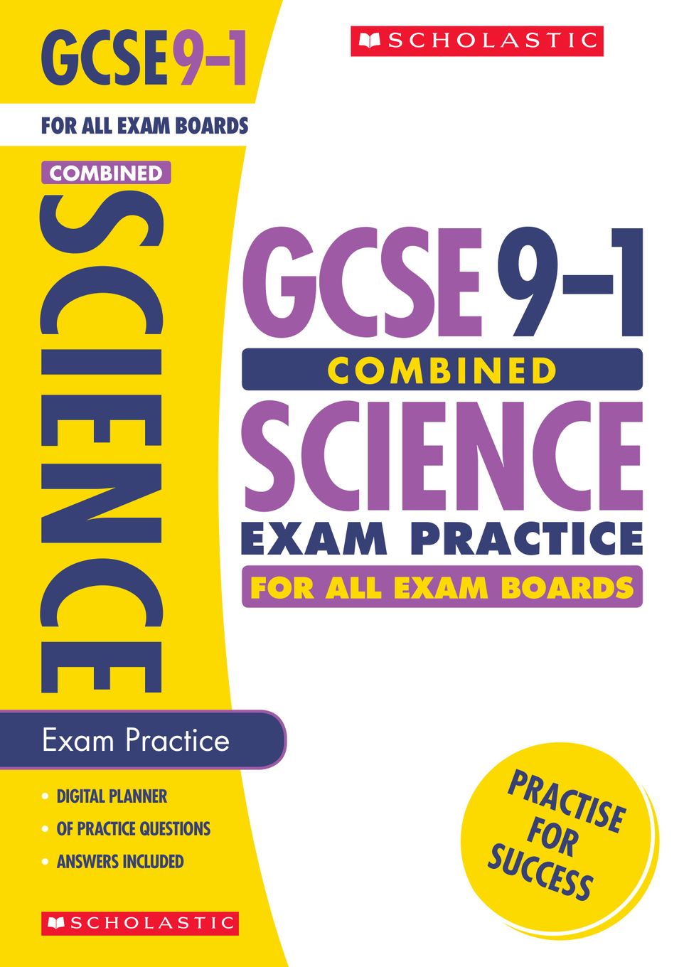 GCSE Combined Science Exam Workbook (Ages 14-16) Main Image