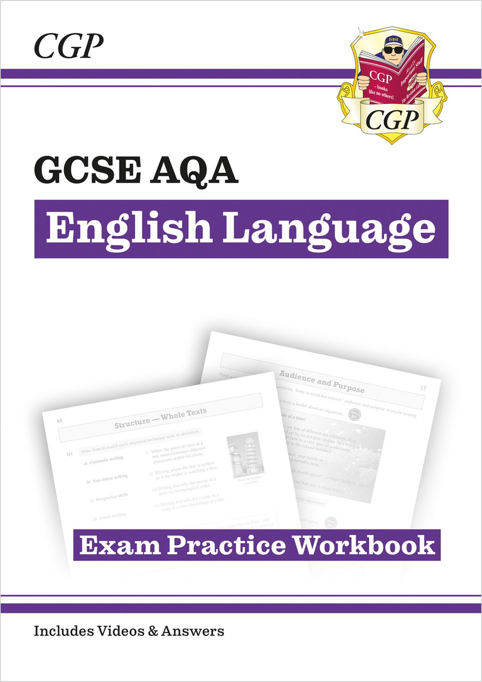 GCSE English Language AQA Exam Practice Workbook - includes Answers and Videos Main Image