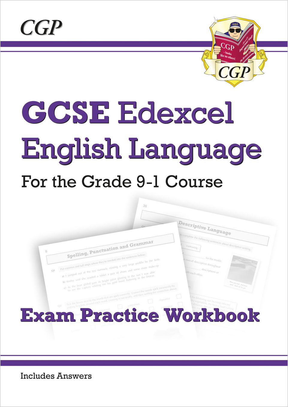 GCSE English Language Edexcel Exam Practice Workbook (includes Answers) Main Image