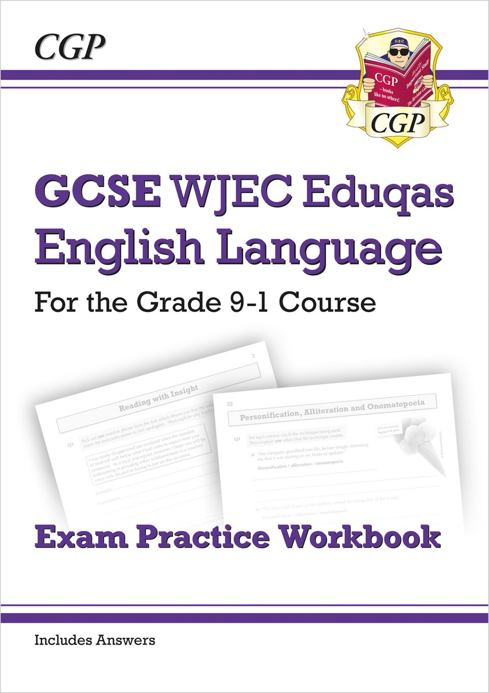 GCSE English Language WJEC Eduqas Exam Practice Workbook (includes Answers) Main Image