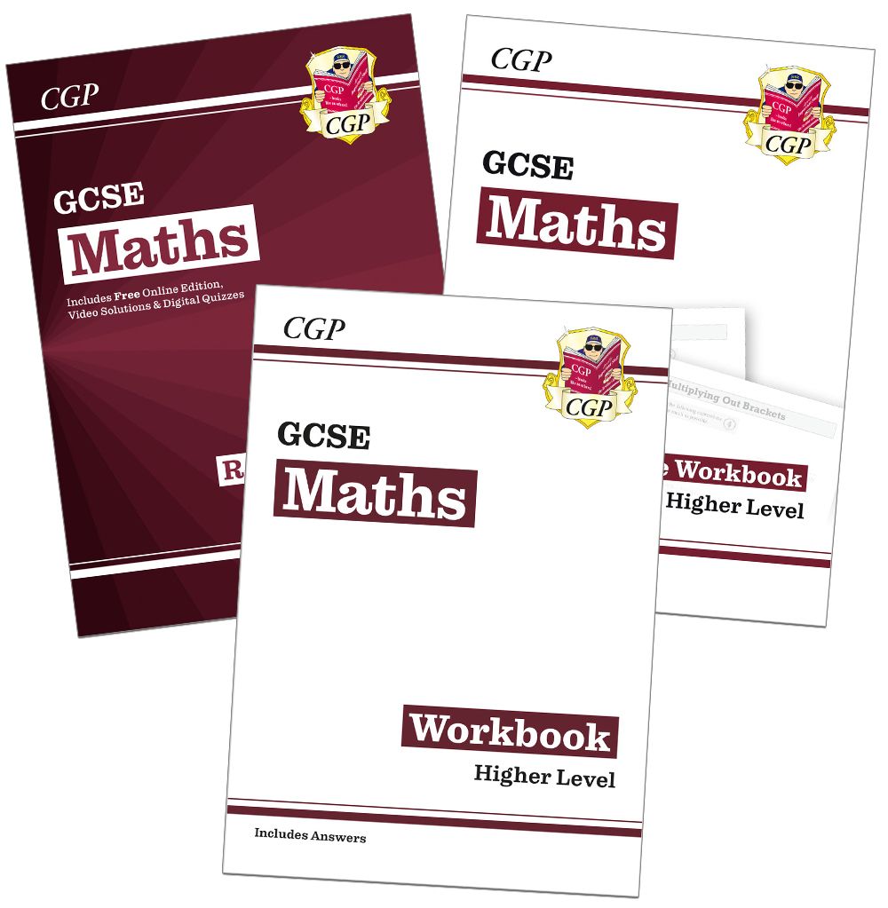 GCSE Maths Study & Workbook Pack - Higher Tier (Ages 14-16) Main Image