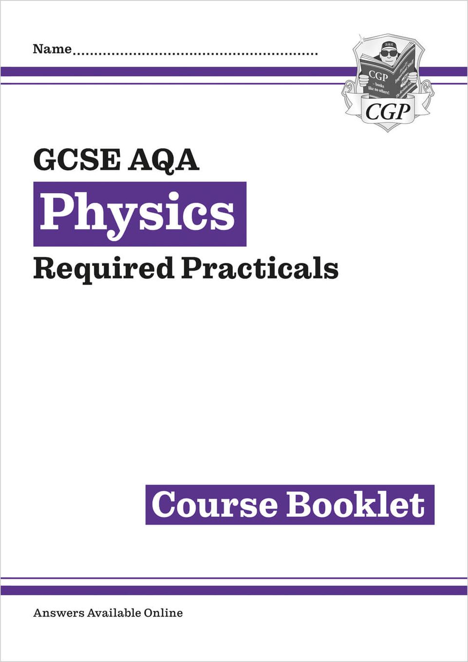 GCSE Physics AQA Required Practicals Course Booklet Main Image
