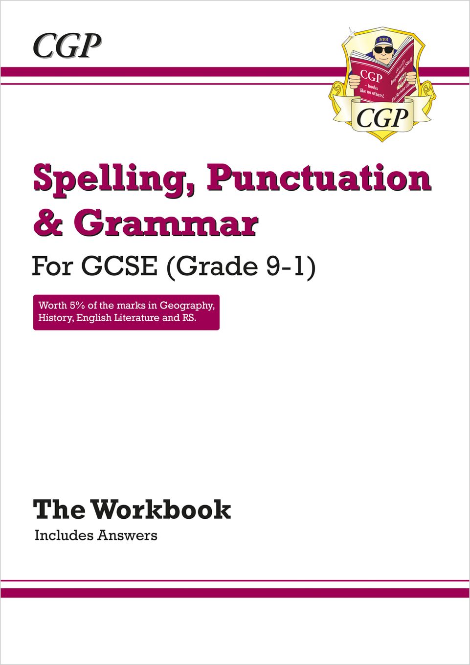 GCSE Spelling, Punctuation and Grammar Workbook (includes Answers) Main Image