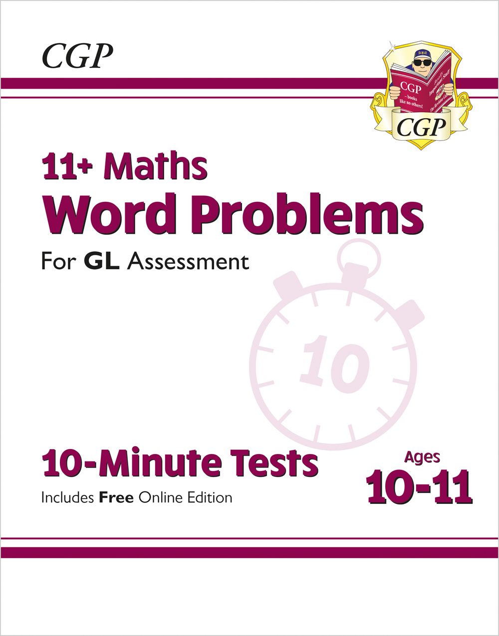 GL 11+ Maths Word Problems 10-Minute Tests (Ages 10-11) Main Image