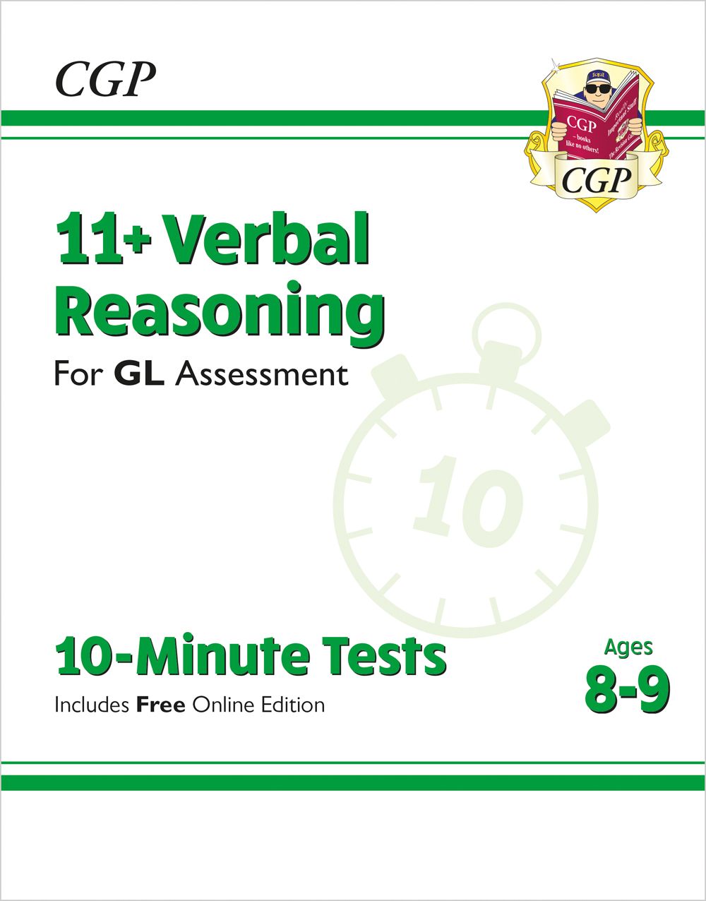 GL 11+ Verbal Reasoning 10-Minute Tests (Ages 8-9) Main Image