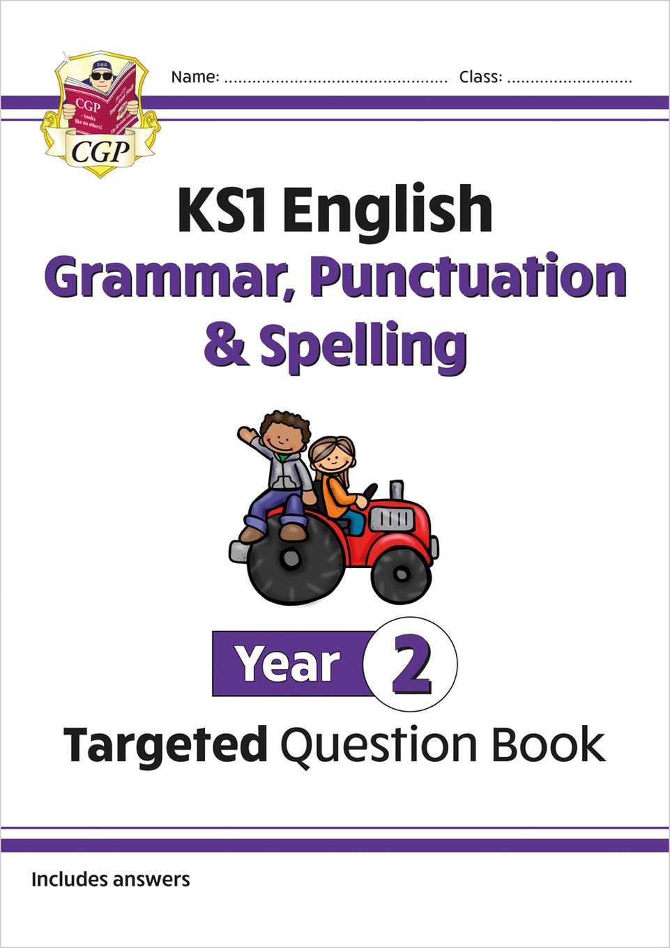KS1 English Targeted Question Book: Grammar, Punctuation & Spelling - Year 2 Main Image