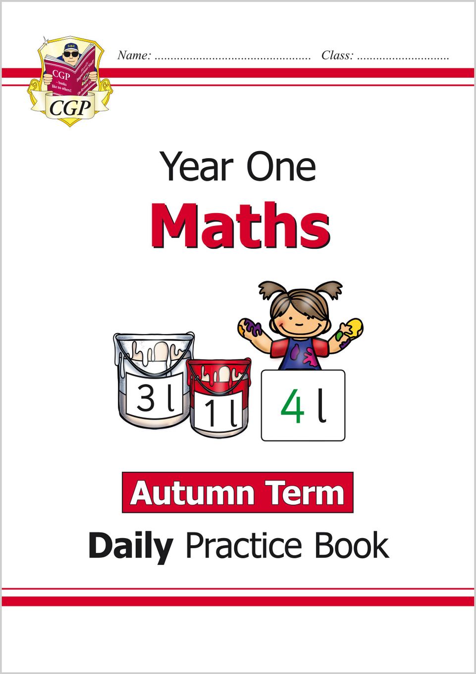 KS1 Maths Year 1 Daily Practice Book: Autumn Term Main Image