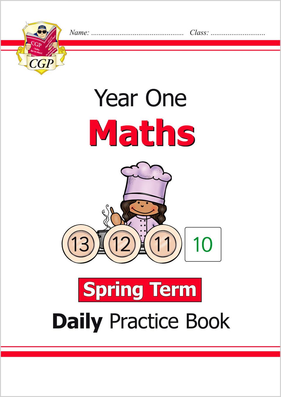 KS1 Maths Year 1 Daily Practice Book: Spring Term Main Image