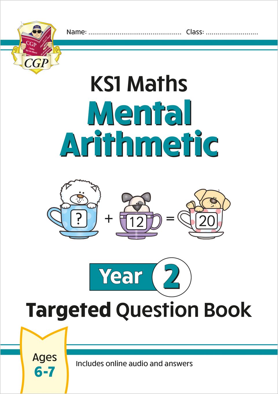 KS1 Maths Year 2 Mental Arithmetic Targeted Question Book (incl. Online Answers & Audio Tests) Main Image