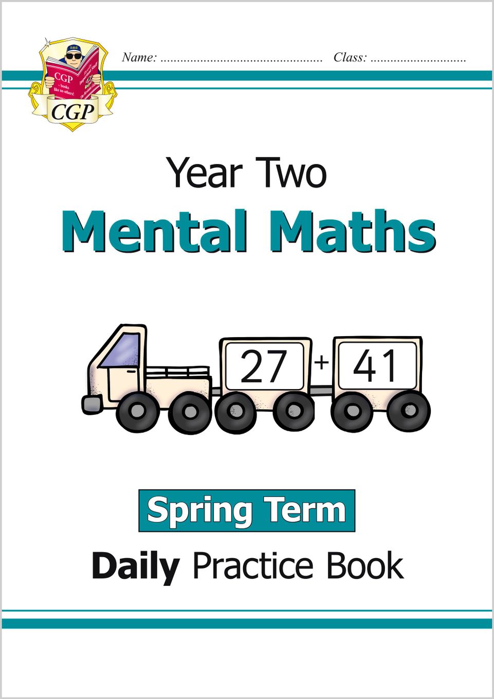 KS1 Mental Maths Year 2 Daily Practice Book: Spring Term Main Image