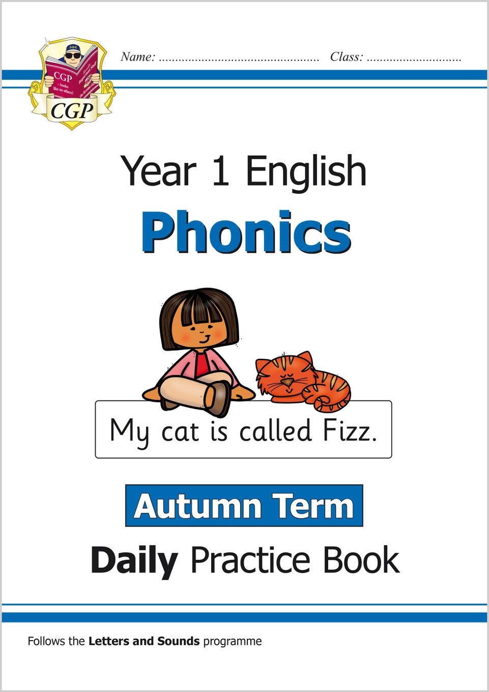 KS1 Phonics Year 1 Daily Practice Book: Autumn Term Main Image