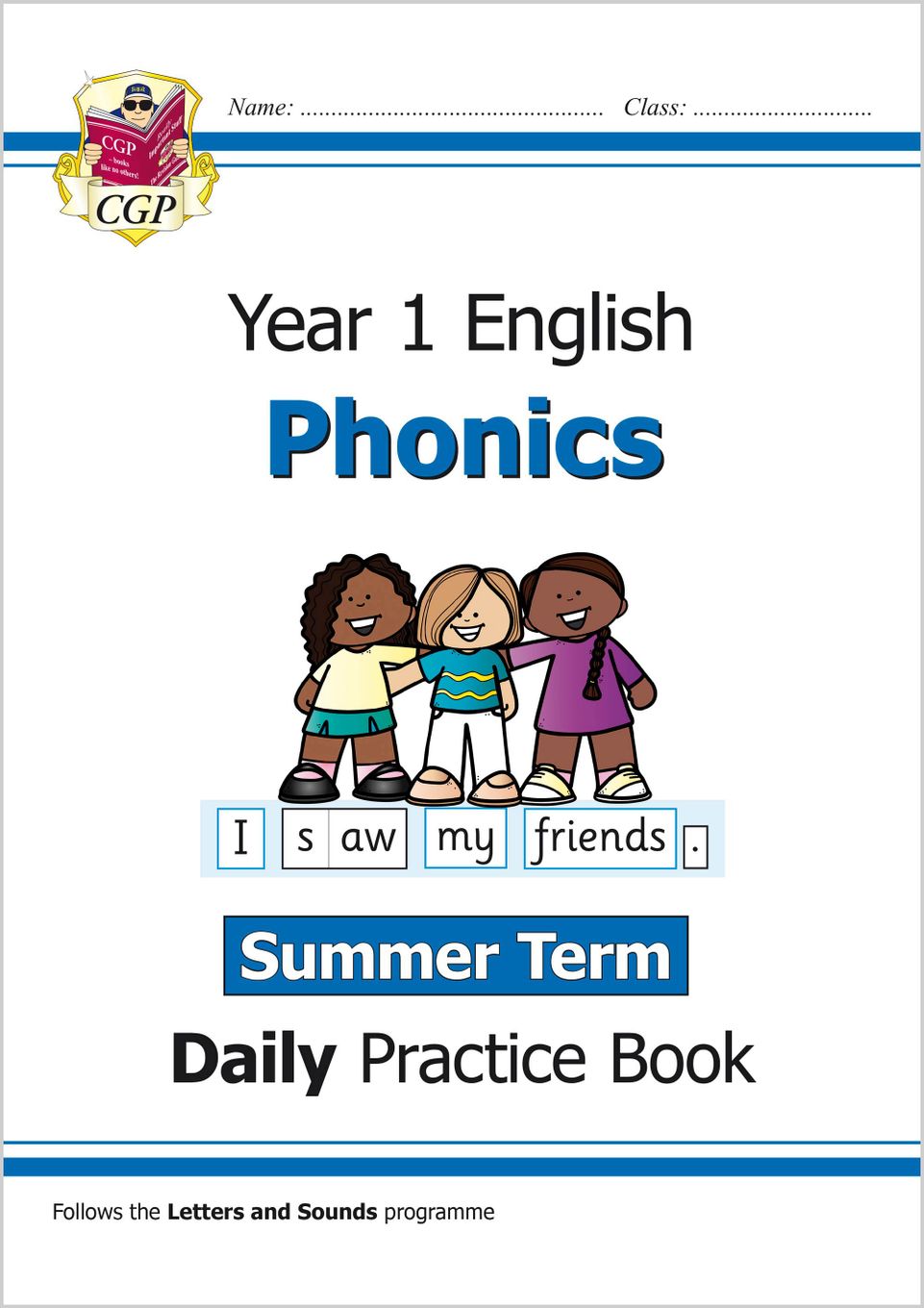 KS1 Phonics Year 1 Daily Practice Book: Summer Term Main Image