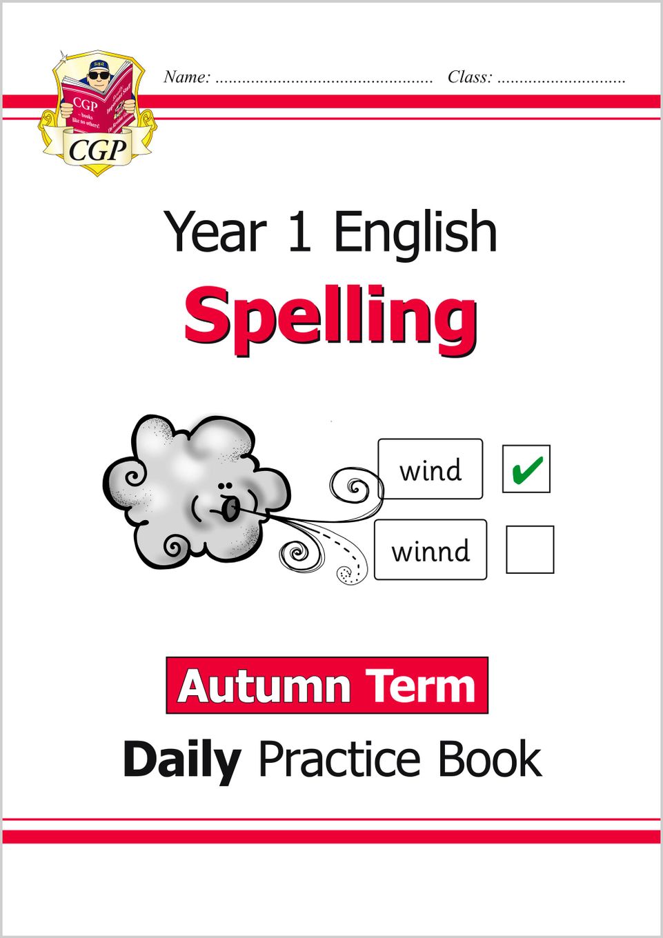 KS1 Spelling Year 1 Daily Practice Book: Autumn Term Main Image
