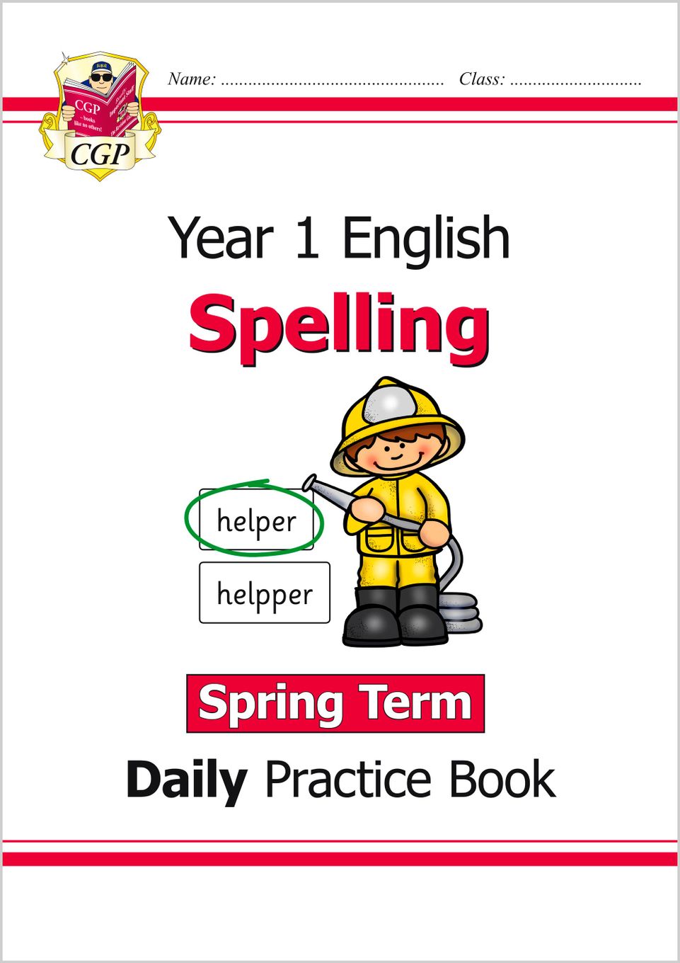 KS1 Spelling Year 1 Daily Practice Book: Spring Term Main Image