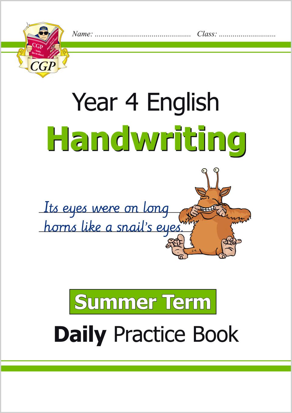 KS2 Handwriting Year 4 Daily Practice Book: Summer Term Main Image