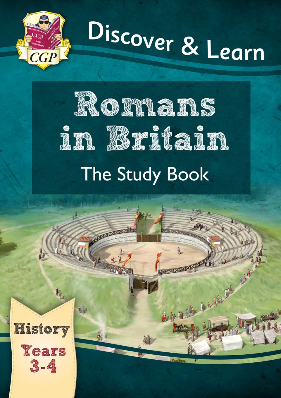 KS2 History Study Book - Romans in Britain (Ages 7-9) Main Image