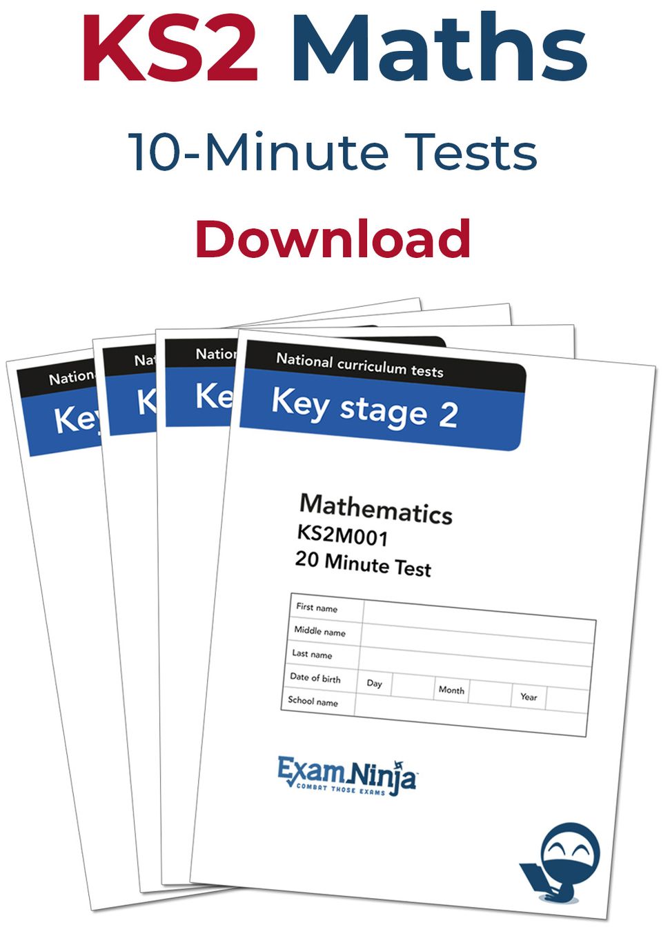 KS2 Maths 10-Minute Practice Papers Download (Ages 10-11) Main Image