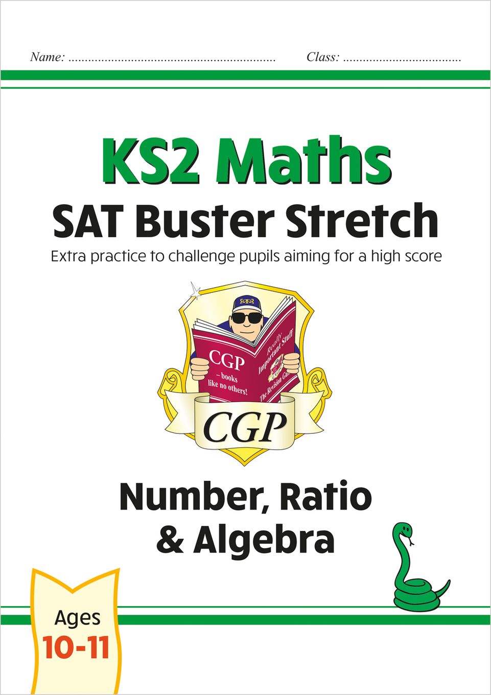 KS2 Maths SAT Buster Stretch: Number, Ratio & Algebra (for the 2024 tests) Main Image
