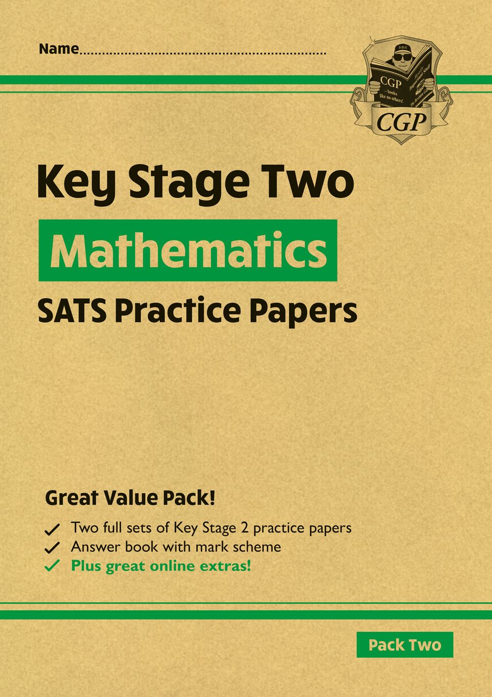 KS2 Maths SATS Practice Papers: Pack 2 - for the 2024 tests (with free Online Extras) Main Image