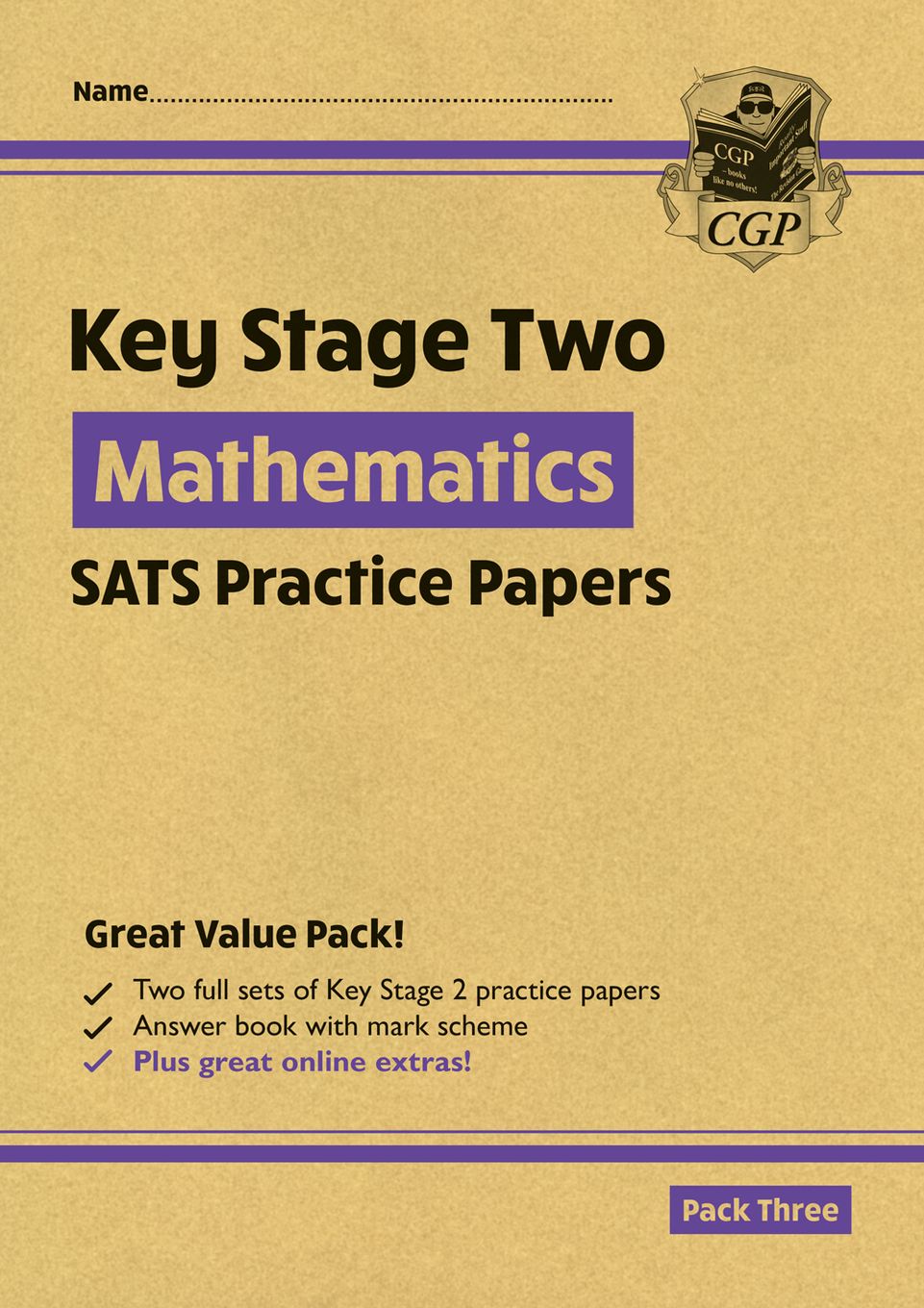 KS2 Maths SATS Practice Papers: Pack 3 - for the 2024 tests (with free Online Extras) Main Image