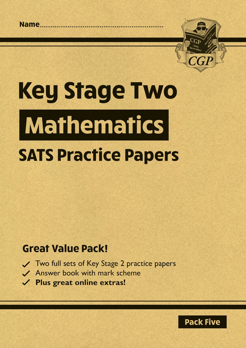 KS2 Maths SATS Practice Papers: Pack 5 - for the 2024 tests (with free Online Extras) Main Image