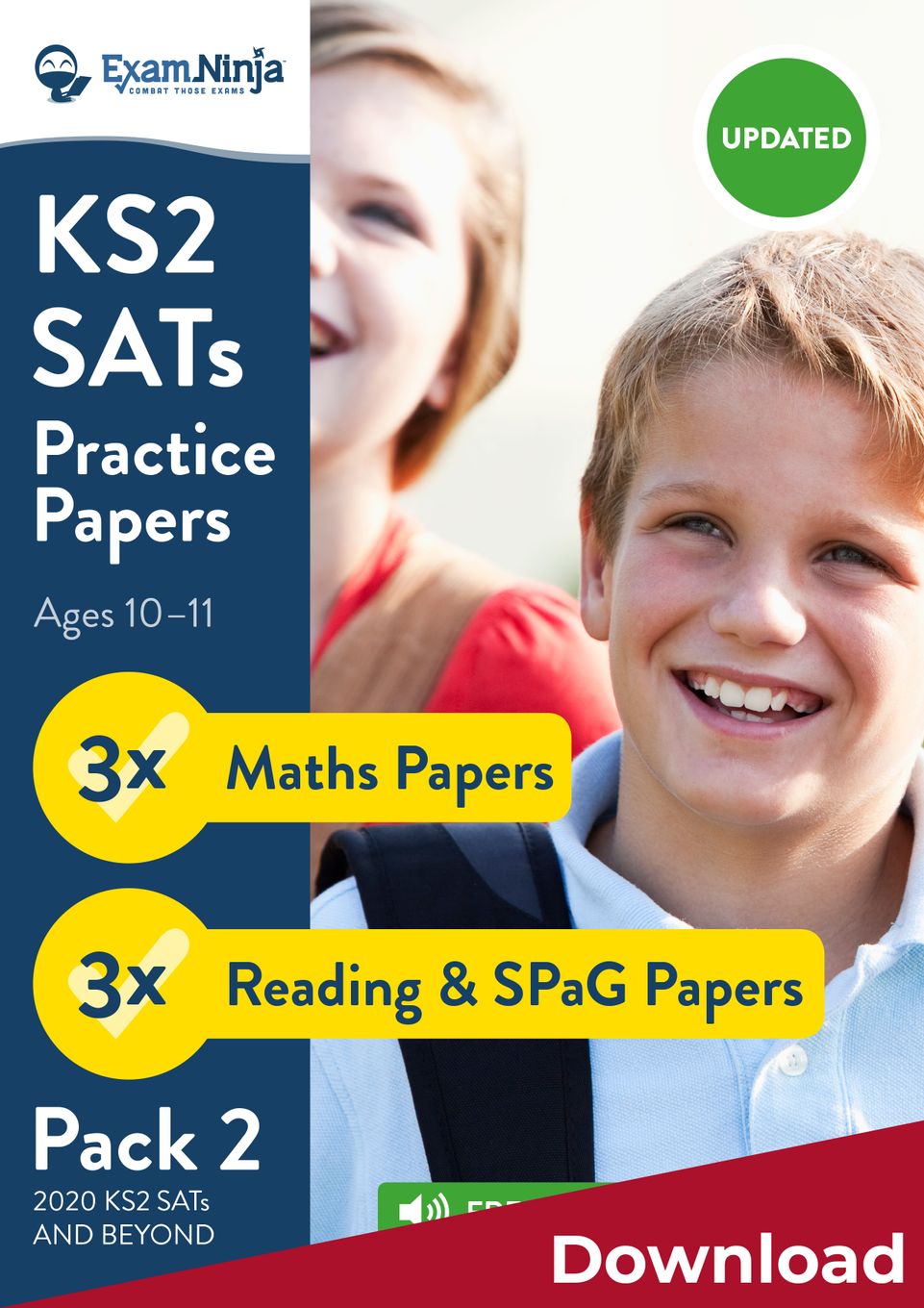 KS2 SATs Practice Papers Pack 2 Download (School Licence) Main Image