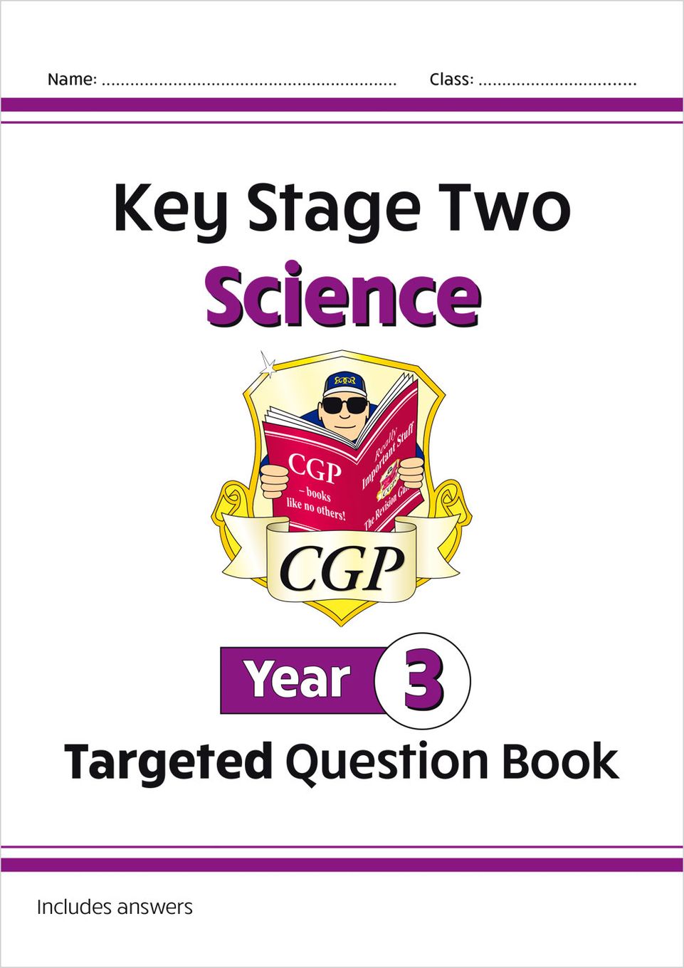 KS2 Science Year 3 Targeted Question Book (includes answers) Main Image