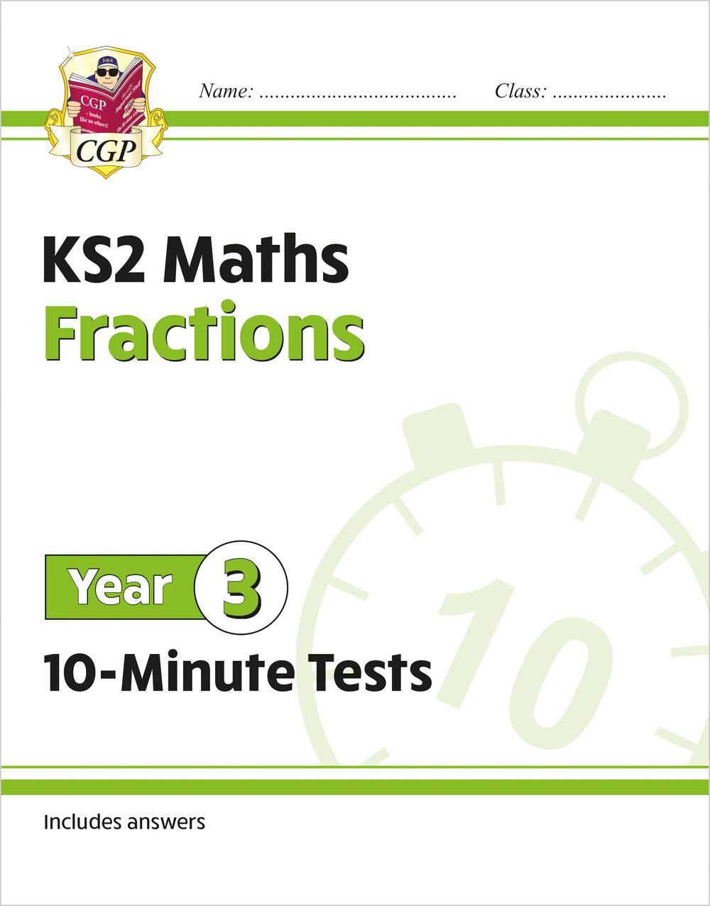 KS2 Year 3 Maths 10-Minute Tests: Fractions Main Image
