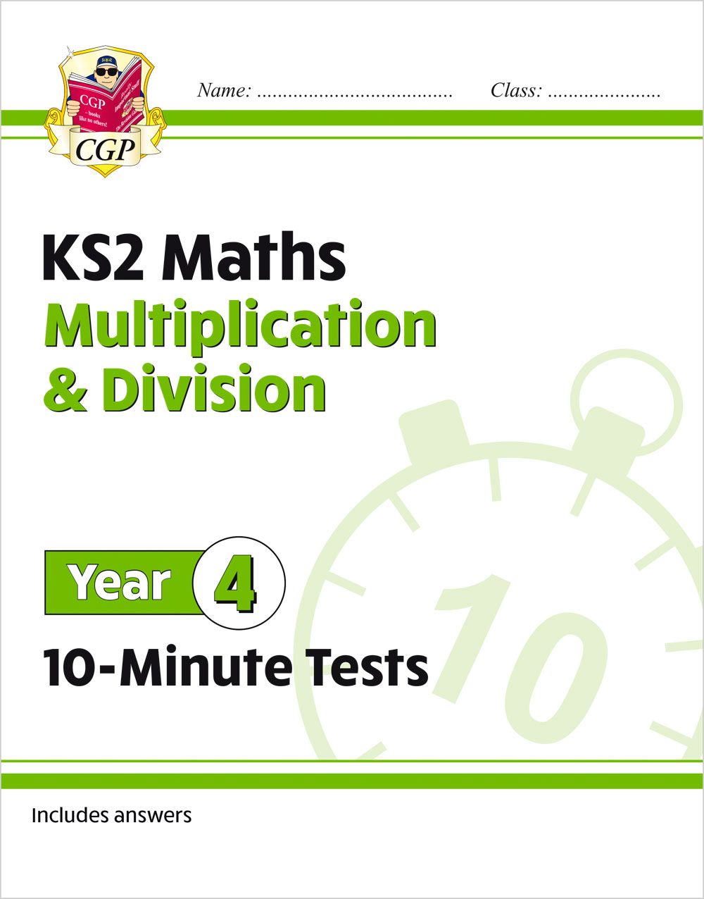 KS2 Year 4 Maths 10-Minute Tests: Multiplication & Division Main Image